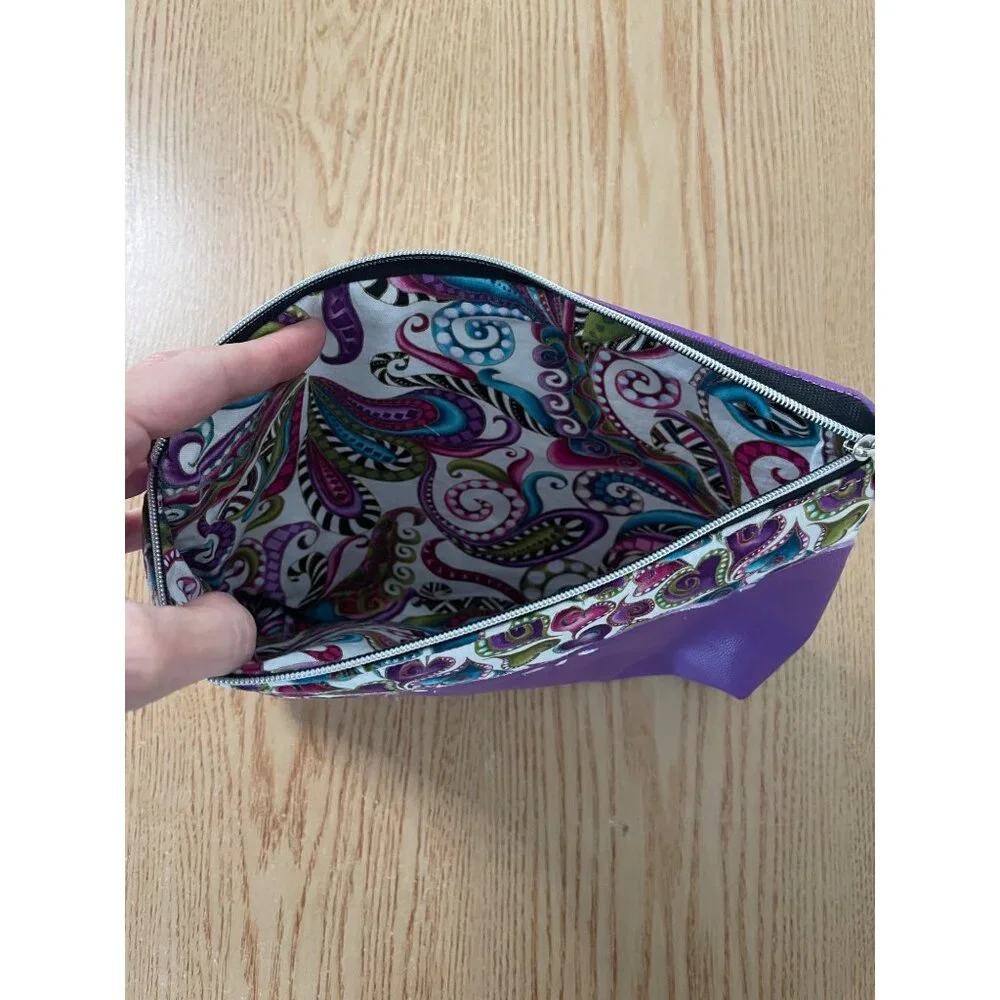 New Women’s Makeup 💄 Bag Purple size 10”x7”